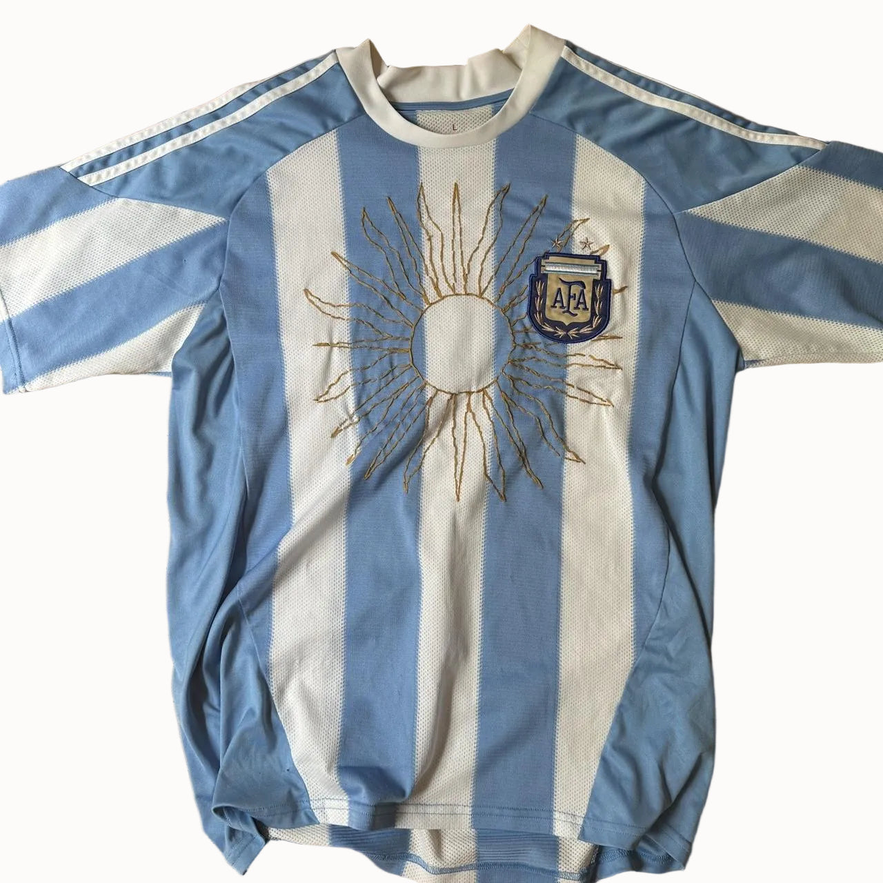 Vintage Argentina Sashiko Gold Sun Jersey