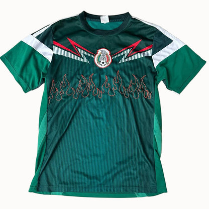 Vintage Mexico Sashiko Flames Jersey