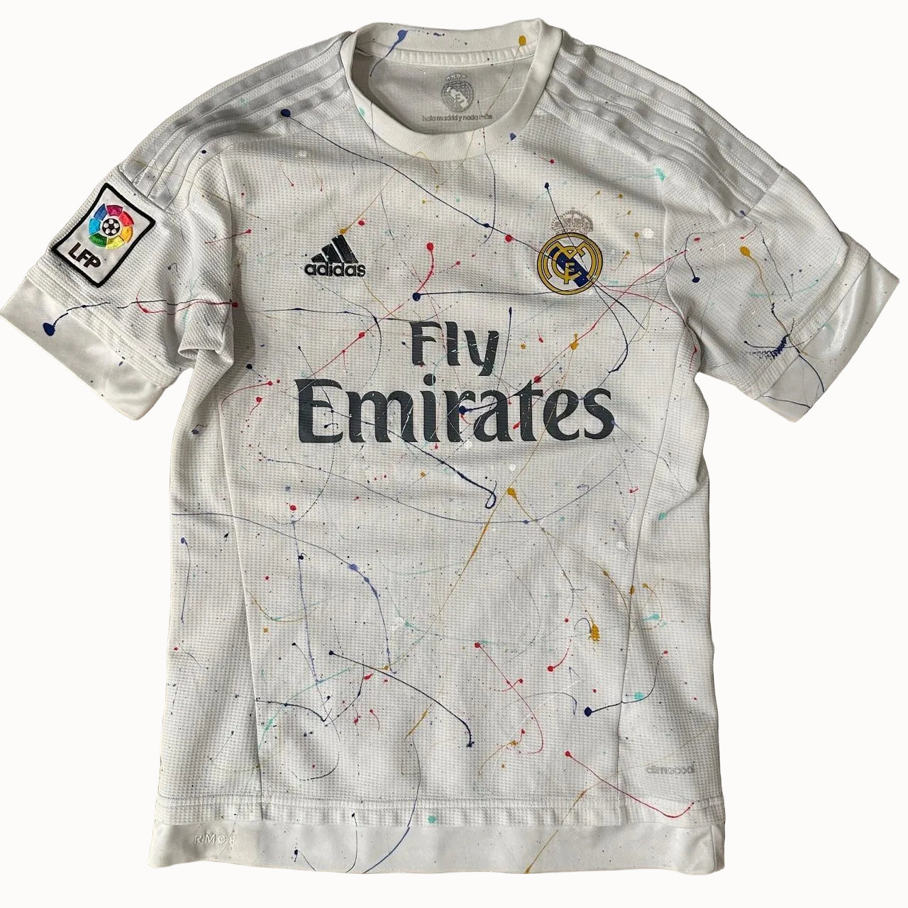 Vintage Real Madrid Paint Splatter Jersey
