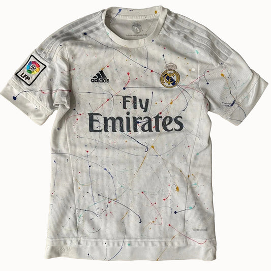 Vintage Real Madrid Paint Splatter Jersey