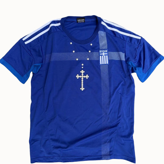 Vintage Greece Pearl Cross Jersey