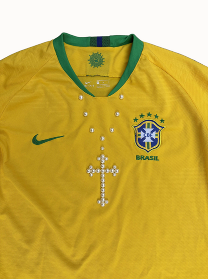 Vintage Nike Brazil Pearl Cross Jersey